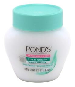 img 1 attached to 💆 Ponds Cold Cream Make-Up Remover Fragrance-Free 6.1 Ounce (2 Pack): Gentle & Efficient Make-Up Remover for All Skin Types