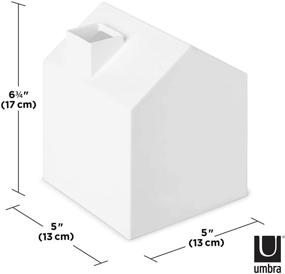 img 3 attached to Modern White Umbra Casa Tissue Box Cover - Stylish & Functional Décor Solution