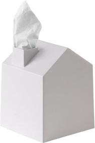 img 4 attached to Modern White Umbra Casa Tissue Box Cover - Stylish & Functional Décor Solution