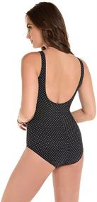 img 2 attached to Miraclesuit Swimwear Thoroughbred Swimsuit in Midnight - Stunning Women's Clothing for the Beach