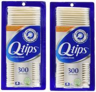 q-tips cotton swabs, 300 count (pack of 2): gentle cleaning for multiple uses logo