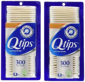 img 2 attached to Q-tips Cotton Swabs, 300 Count (Pack of 2): Gentle Cleaning for Multiple Uses