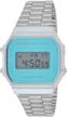 🕒 casio a168wem-2 men's youth collection mirror dial alarm chronograph illuminator digital watch for enhanced seo logo