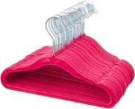 30-pack pink velvet non-slip kids clothes hangers by amazon basics логотип