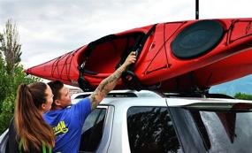 img 1 attached to 🚣 Enhance Your Kayaking Adventures with Swagman CONTOUR Roof Mount Kayak Rack