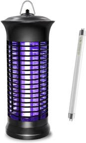 img 4 attached to 🦟 Huntingood Bug Zapper: Powerful Insect Killer & Mosquito Zapper - Portable Indoor Bug Zapper with 365NM UV Lamp, Chemical-Free, Child-Safe - Includes Replacement Bulb