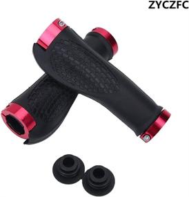 img 3 attached to 🚲 ZYCZFC Shockproof MTB Bike Grips - Comfortable Non-Slip Handlebars for Mountain Bikes, Ergonomically Designed Bicycle Handlebar Grips