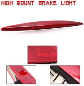 img 3 attached to 🚦 Red Shell Clidr Third High Mount Stop Light Brake Light 3rd Stop Lamp for Honda CRV CR-V 2012-2014 - Improved SEO