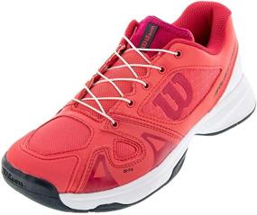 img 4 attached to 🎾 Wilson Youth Rush Pro Jr QL Tennis Shoes