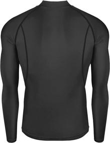 img 1 attached to Winter Thermal Shirts Tights Compression Sports & Fitness