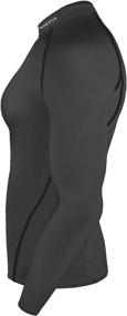 img 2 attached to Winter Thermal Shirts Tights Compression Sports & Fitness