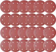 🛠️ tonmp 30 pcs 9-inch 6-hole hook-and-loop sanding discs sander paper kit - ideal for drywall sander - assorted grits (80, 100, 120, 180, 240, 400) logo