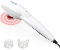 💆 ultimate relaxation: renpho handheld back massager with soothing heat for deep tissue muscle relief on neck, shoulder, arms, leg, foot, calf logo