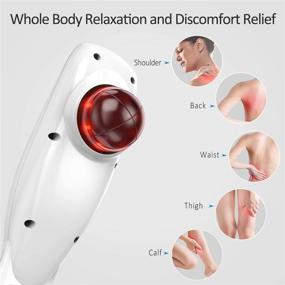 img 1 attached to 💆 Ultimate Relaxation: RENPHO Handheld Back Massager with Soothing Heat for Deep Tissue Muscle Relief on Neck, Shoulder, Arms, Leg, Foot, Calf