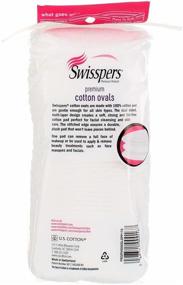 img 2 attached to 🌼 Premium Swisspers Cotton Ovals 50-Count (3-pack): Soft, Gentle, and Absorbent