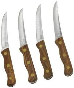 img 4 attached to 🔪 Chicago Cutlery B144 4pc Walnut Tradition Steak Knife Set: Exceptional Quality for Perfectly Sliced Steaks