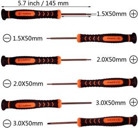 img 3 attached to 🔧 HSCakee Eyeglass Repair Kit - Includes 6 Flathead and Phillips Screwdrivers, Glasses Screws - Ideal for Glasses, Eye Glass, and Sunglass Repairs