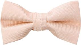 img 4 attached to 🎀 Spring Notion Dotted Woven Large Boys Bow Ties: Stylish Accessories for Formal Wear