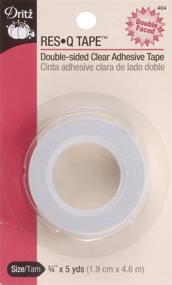 img 2 attached to 🔖 Dritz Res-Q Clear Adhesive Tape, 3/4-Inch Width, 5-Yard Length