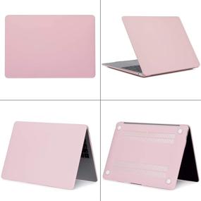 img 2 attached to 🌹 Applefuns MacBook Air 13 Inch Case - Compatible with A1932 A2179 M1 A2337 for 2021 2020 2019 2018 Release - Retina Display Touch ID - 3-in-1 - Rose