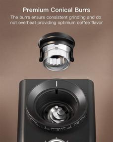 img 1 attached to ☕ Ultimate Grind Control: Conical Burr Electric Coffee Grinder with 35 Settings for Precise Coffee Extraction