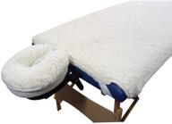 🌍 earthgear deluxe massage table sheet fleece cover &amp; face rest pad set by toa supply logo