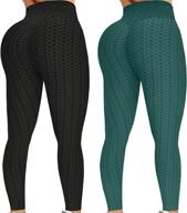 🩳 ktgirem 2-pack high waist leggings for women - tik tok style | tummy control, booty lifting workout sport tights, yoga pants logo