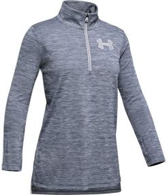 img 2 attached to Черная медиум одежда для девочек для занятий спортом: Under Armour Girls.