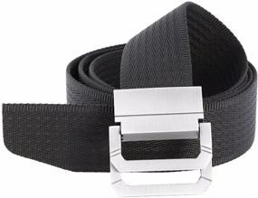img 3 attached to 🎯 Tactical D Ring Webbing Belts for Men - Squaregarden Military Accessories