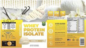 img 1 attached to 🥤 About Time Whey Isolate Protein (Vanilla) - 2 Pound, Non-GMO, All Natural, Lactose/Gluten Free, 25g of Protein/Serving