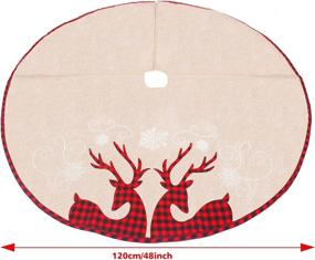 img 3 attached to BEBEKULA Рождественские украшения в виде оленей на открытом воздухе