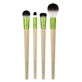 img 1 attached to 👁️ Transform Your Eye Makeup Game: Explore the Eco-Friendly EcoTools Makeup Brush Kit with 4 Essential Brushes