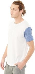 img 3 attached to Alternative Mens Home Henley Ivory Men's Clothing