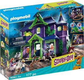img 4 attached to 🏰 Scooby-Doo Adventure Mystery Mansion by PLAYMOBIL: Uncover Exciting Secrets and Solve Mysteries!