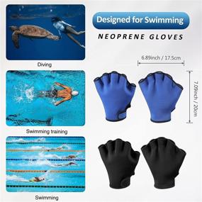 img 3 attached to Skylety Swimming Training Neoprene Resistance