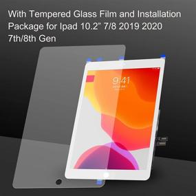 img 3 attached to 📱 YEECHUN Touch Screen Digitizer for iPad 7/8 2019 2020 8th/9th Generation A2197 A2198 A2200 A2270 A2428 A2429 A2430: Premium White Front Replacement with Tempered Glass Film and Tool Repair kit