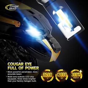 img 3 attached to 💡 X-Small H4 LED Bulb, 6500K (9003) All-in-One Conversion Kit - Cool White, Halogen Replacement - Pack of 2 by Cougar Motor