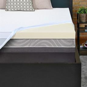 img 4 attached to 🛏️ Sealy Twin Performance 3-Inch Cooling Gel Memory Foam Mattress Topper