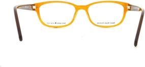 img 1 attached to 👓 Kate Spade Blakely Gold Eyeglasses - 0JMD, 50mm Frame Size