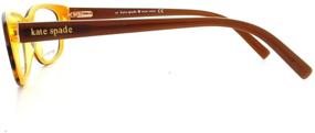 img 3 attached to 👓 Kate Spade Blakely Gold Eyeglasses - 0JMD, 50mm Frame Size