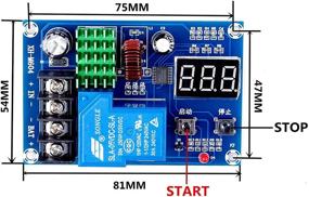 img 2 attached to 🔋 Контроллер заряда и защиты аккумуляторной батареи LIVISN: плата защиты для аккумуляторных батарей 6V-60V свинцовокислотного и литиевого типа
