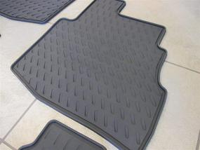 img 1 attached to 🚗 Mazda CX-9 2016-2017 New OEM Rear All Weather Floor Mats 0000-8B-N35: Quality Protection for Your Vehicle's Interior