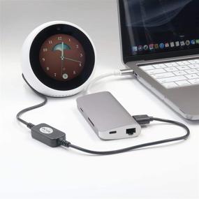 img 3 attached to Кабель питания DigitCont USB на 12 В для устройств Dot, 4 мм x 1,7 мм, преобразователь напряжения USB, адаптер питания, 4 фута, кабель от DC 5В к DC 12В (черный) - издание 2021
