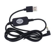 кабель питания digitcont usb на 12 в для устройств dot, 4 мм x 1,7 мм, преобразователь напряжения usb, адаптер питания, 4 фута, кабель от dc 5в к dc 12в (черный) - издание 2021 логотип