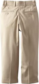 img 1 attached to 👖 Isaac Michael Little Boys' Little Solid Dress Pants: Stylish and Comfortable Bottoms for Boys