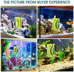 img 3 attached to 🐠 Efficient Cleaning with KEDSUM Magnetic Aquarium Fish Tank Cleaner: Glass Cleaner with Floating Brush Design and Handle