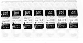 img 1 attached to 👁️ Menicon LacriPure: Premium Rinsing & Insertion Saline, 7 Vials for Optimal Eye Comfort