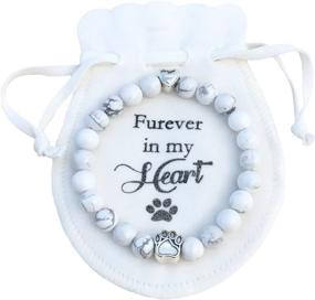 img 4 attached to 🌈 A.B.C. Pet Loss Memorial Bracelet - Rainbow Bridge Gift with Loving Remembrance of Your Beloved Dog or Cat - Pet Loss Jewelry