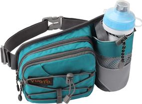 img 3 attached to YUOTO Hydration Belt with Water Bottle Holder for Running, Walking, and Hiking - Runners Waist Pack