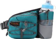 yuoto hydration belt with water bottle holder for running, walking, and hiking - runners waist pack logo